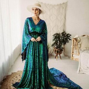 Custom Gown. Flutter Dress brand